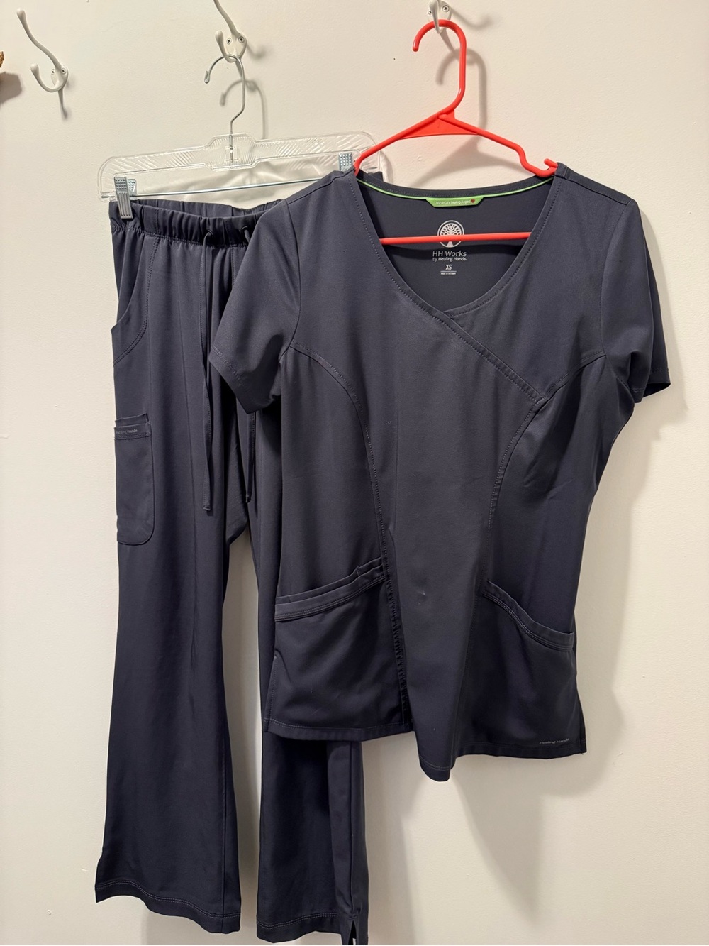 Healing Hands Grey Scrub Set